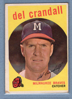 1959 Topps #425 Del Crandall (b) VG   GO410