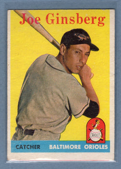 1958 Topps #67 Joe Ginsberg (e) VG  GO501