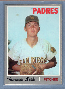 1970 Topps #374 Tommie Sisk  EX  GO695