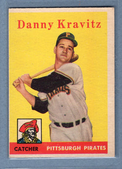 1958 Topps #444 Danny Kravitz  EX  GO387
