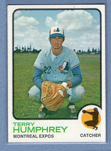 1973 Topps #106 Terry Humphrey  EX-MT  GO501