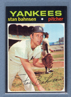 1971 Topps #184 Stan Bahnsen  (a) EX-MT  GO340
