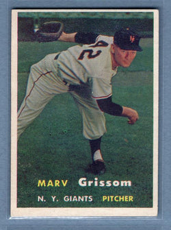1957 Topps #216 Marv Grissom(2) VG-EX  GO295
