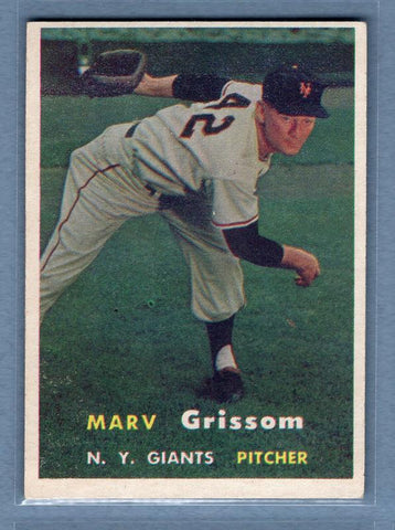 1957 Topps #216 Marv Grissom(2) VG-EX  GO295