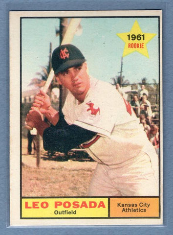 1961 Topps #39 Leo Posada EX   GO195
