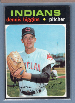 1971 Topps #479 Dennis Higgins  EX  GO950