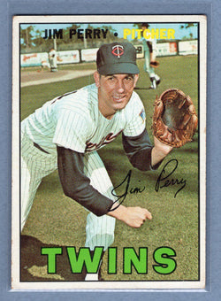1967 Topps #246 Jim Perry EX  GO368
