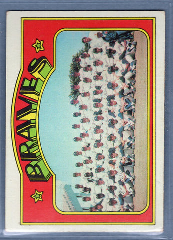 1972 Topps #21 Atlanta Braves (a) EX  GO544