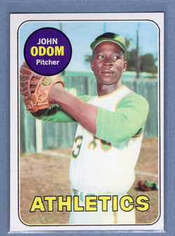1969 Topps #195 John Odom (c) EX-MT  GO700