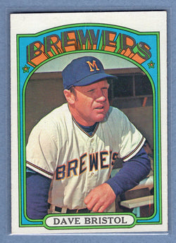 1972 Topps #602 Dave Bristol MG EX-MT  GO500B