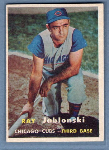 1957 Topps #218 Ray Jablonski VG-EX  GO295