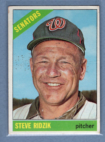1966 Topps #294 Steve Ridzik (st) (a) VG  GO470