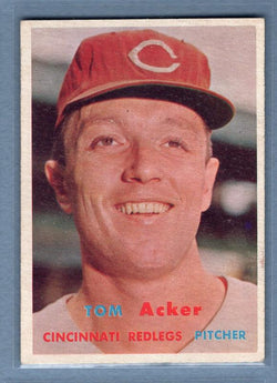1957 Topps #219 Tom Acker(1) VG-EX  GO295