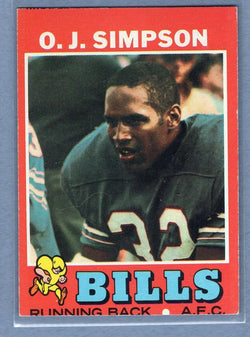 1971 Topps #260 O.J. Simpson (HOF) VG-EX  GO244