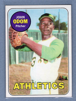 1969 Topps #195 John Odom (d) EX-MT  GO700