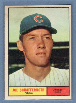 1961 Topps #58 Joe Schaffernoth EX   GO195
