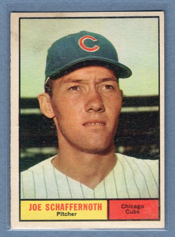 1961 Topps #58 Joe Schaffernoth EX   GO195
