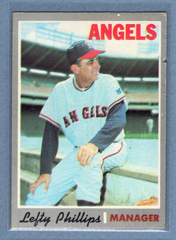 1970 Topps #376 Lefty Phillips  G-VG  GO695
