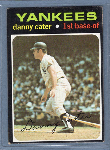 1971 Topps #358 Danny Cater  EX  SB1
