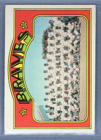 1972 Topps #21 Atlanta Braves (C) EX  GO544