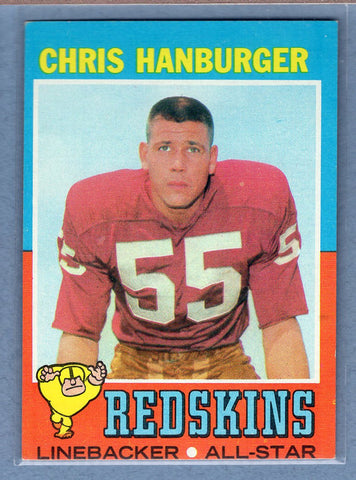 1971 Topps #97 Chris Hanburger (HOF) EX-MT  GO248