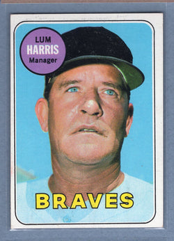 1969 Topps #196 Lum Harris (b) EX-MT  GO700