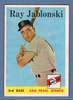 1958 Topps #362 Ray Jablonski VG-EX  GO495