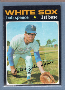 1971 Topps #186 Bob Spence  (a) EX-MT  GO340