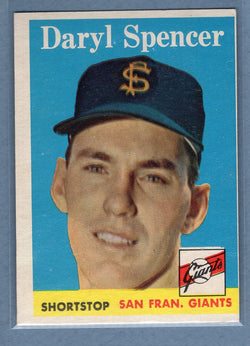 1958 Topps #68 Daryl Spencer (d) VG-EX  GO501