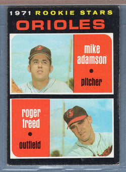1971 Topps #362 Orioles Rookies (Adamson/Freed)  EX  GO747