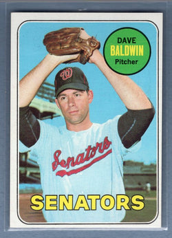 1969 Topps #132 Dave Baldwin NM-MT Set Break WA WA