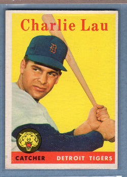 1958 Topps #448 Charlie Lau (R)  VG-EX  GO387
