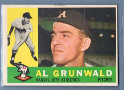 1960 Topps #427 Al Grunwald EX-MT Set Break 1