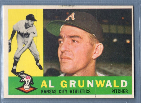 1960 Topps #427 Al Grunwald EX-MT Set Break 1