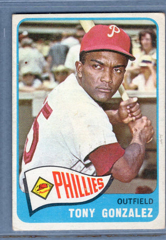 1965 Topps #72 Tony Gonzalez (st) VG   GO320