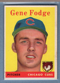 1958 Topps #449 Gene Fodge  VG-EX  GO387