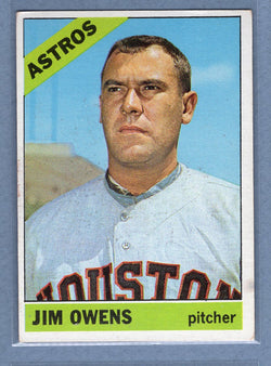 1966 Topps #297 Jim Owens (st) (a) VG  GO470