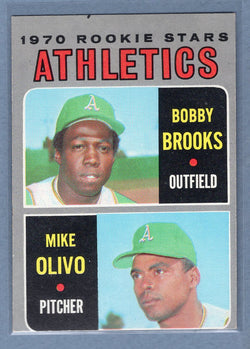 1970 Topps #381 Athletics Rookies EX  GO695