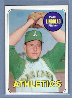 1969 Topps #449 Paul Lindblad (a) EX-MT  GOWABB