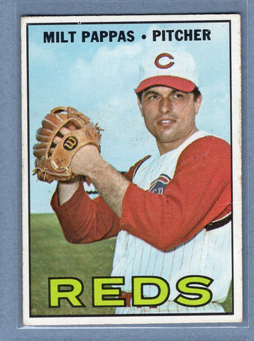1967 Topps #254 Milt Pappas EX  GO368
