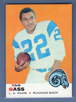 1969 Topps #81 Dick Bass EX  GO257