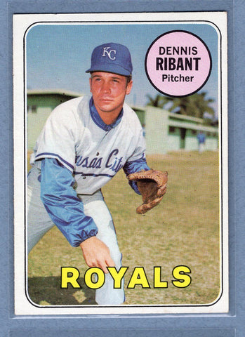 1969 Topps #463 Dennis Ribant EX  GO477