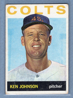 1964 Topps #158 Ken Johnson  VG  GO441