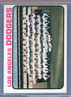 1973 Topps #91 Los Angeles, Dodgers Team  (a) EX-MT  GO669