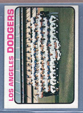 1973 Topps #91 Los Angeles, Dodgers Team  (a) EX-MT  GO669