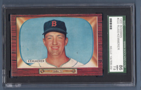 1955 Bowman #222 Russ Kemmerer (1247935-032)   SGC 86 7.5  GO15