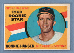 1960 Topps #127 Ronnie Hansen EX   GO100