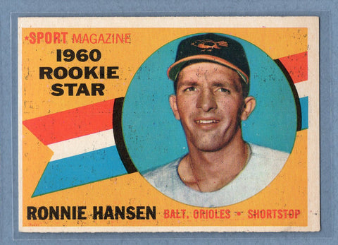 1960 Topps #127 Ronnie Hansen EX   GO100