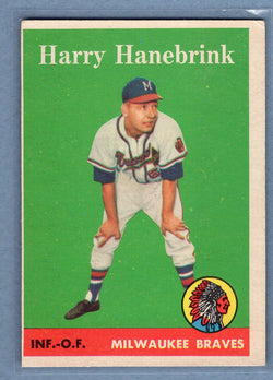 1958 Topps #454 Harry Hanebrink (a) EX  GO387