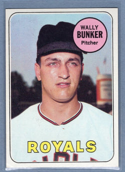 1969 Topps #137 Wally Bunker NM-MT Set Break WA WA